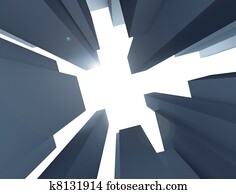 abstract buildings design