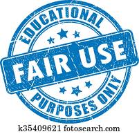 Fair use rubber stamp Fair use rubber stamp