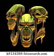 Laughing Demon Skulls Laughing Demon Skulls