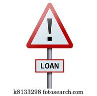 Loan word on road sign