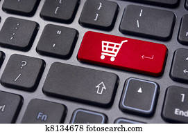 online shopping concepts with cart symbol online shopping concepts with cart symbol