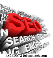 SEO concept. SEO concept.