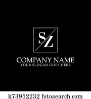 SZ logo designs, simple letter logo inspiration SZ logo designs, simple letter logo inspiration