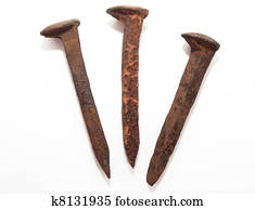 Three Old Nails Three Old Nails