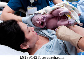 vida nova, -, bebê, é, nascido