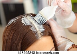Hair salon. Application of cosmetics. Hair salon. Application of cosmetics.