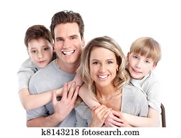 Happy family. Happy family.