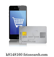 internet shopping with smart phone internet shopping with smart phone