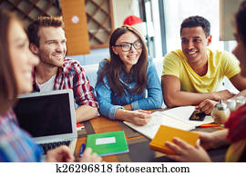 Smiling students Smiling students