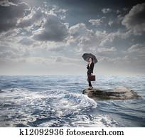 Woman in the sea Woman in the sea