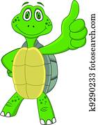 צב, ציור היתולי