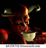 Devil Drinking Tea Devil Drinking Tea
