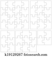 Puzzle template Puzzle template