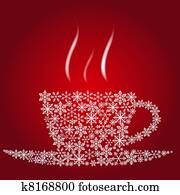 Christmas coffee cup Christmas coffee cup