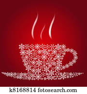 Christmas coffee cup Christmas coffee cup