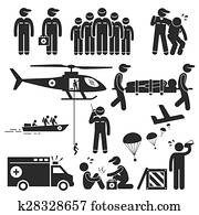 Emergency Rescue Team Stick Figure Emergency Rescue Team Stick Figure