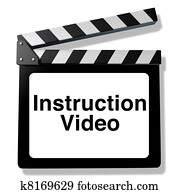 instrucción, vídeo