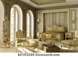 Luxury rococo bedroom Luxury rococo bedroom