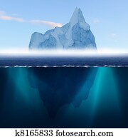 Drawings of Melting Iceberg k7366594 - Search Clip Art Illustrations