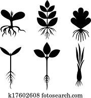 Silhouette sprout set Silhouette sprout set