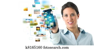 Streaming mobile phone banner