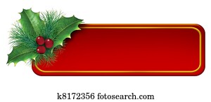 Christmas blank tag decoration element Christmas blank tag decoration element