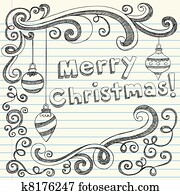 Christmas Ornaments Sketchy Doodle Christmas Ornaments Sketchy Doodle