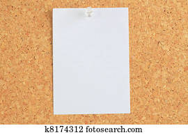 cork board and memo