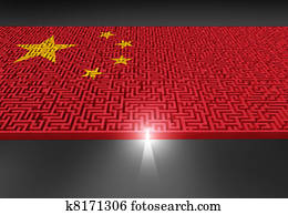 empresa / negocio, en, china, desafío