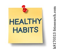Healthy habits office notes