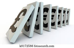 libra britânica, domino