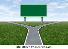 Road sign metaphor 
