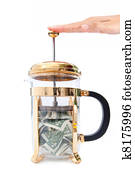 Tight budget concept