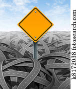 挑戦, シンボル, ∥で∥, ブランク, 道 印