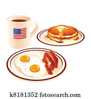 American breakfast American breakfast