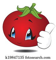 Cartoon Kawaii Tomato Cartoon Kawaii Tomato