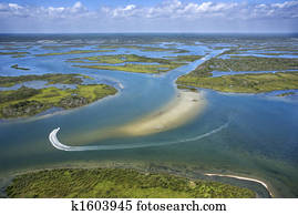 Coastal wetland marsh. Coastal wetland marsh.