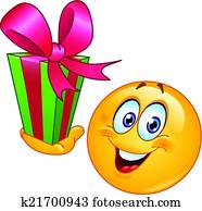 Emoticon with gift Emoticon with gift