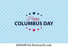 Columbus Day Background. Illustration