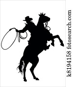 cowboy vector silhouettes cowboy vector silhouettes