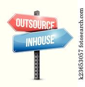 outsource, in-house, signe rue