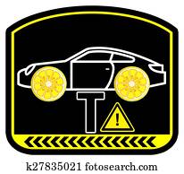 Warning Lemon Car Warning Lemon Car