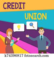 znenie, značka, výkon, uznanie, union., conceptual, fotka, cooperative, asociácia, tak, zhotovit, žiadny, loans, do, members, zalezitost partners, colleagues, jointly, seeking, záhada, riešenie, vyvíjať, idea.