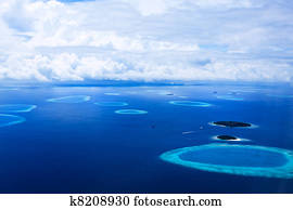 ilhas, em, maldives