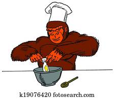 Ape Man in the Kitchen Ape Man in the Kitchen