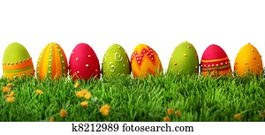 Colorful easter eggs Colorful easter eggs