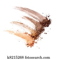 compor, pó, facial, cosméticos