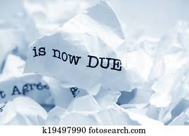 Past due notice