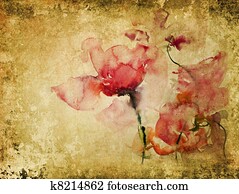 texture with watercolor roses texture with watercolor roses