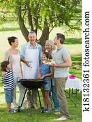 肖像, 在中, 一, 大家庭, stan